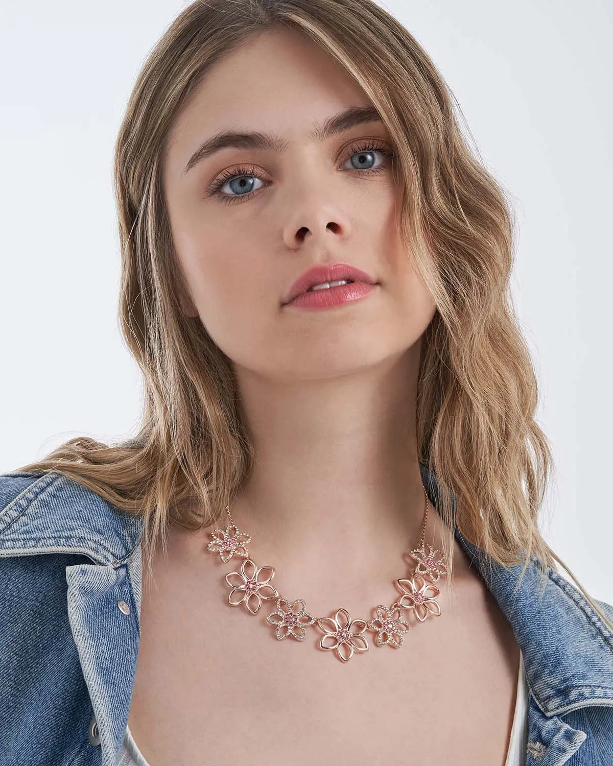 Kette - Rosy Bloom