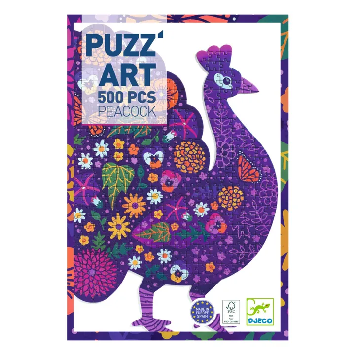 Djeco Puzzle Peacock - 500 pièces
