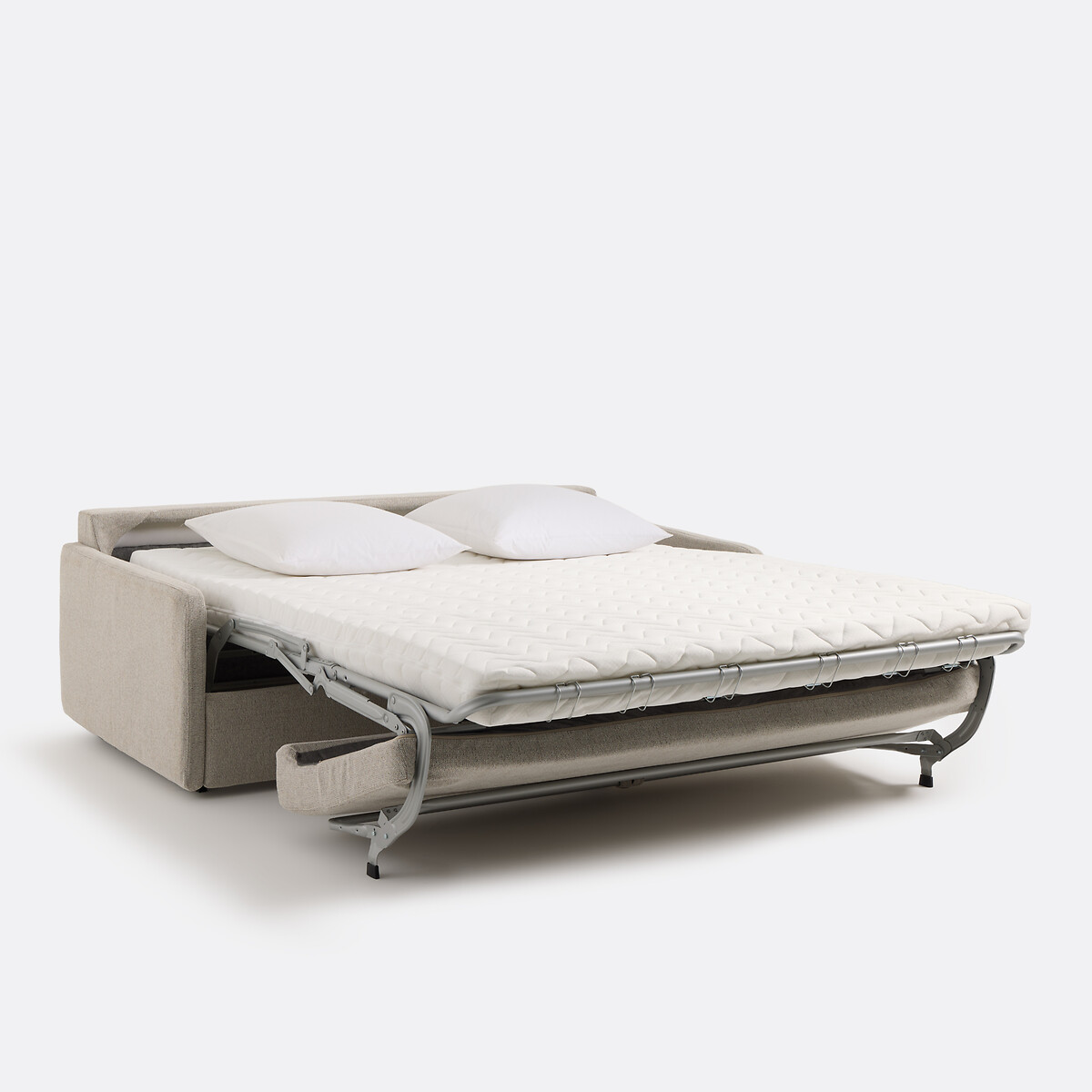 LA REDOUTE INTERIEURS<br>Sofá-cama em tecido texturizado salpicado, Bultex, Marta