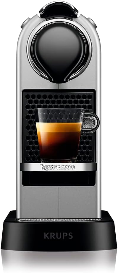 Nespresso Krups Machine à Café Citiz Argent Cafetière à Capsules YY4118FD