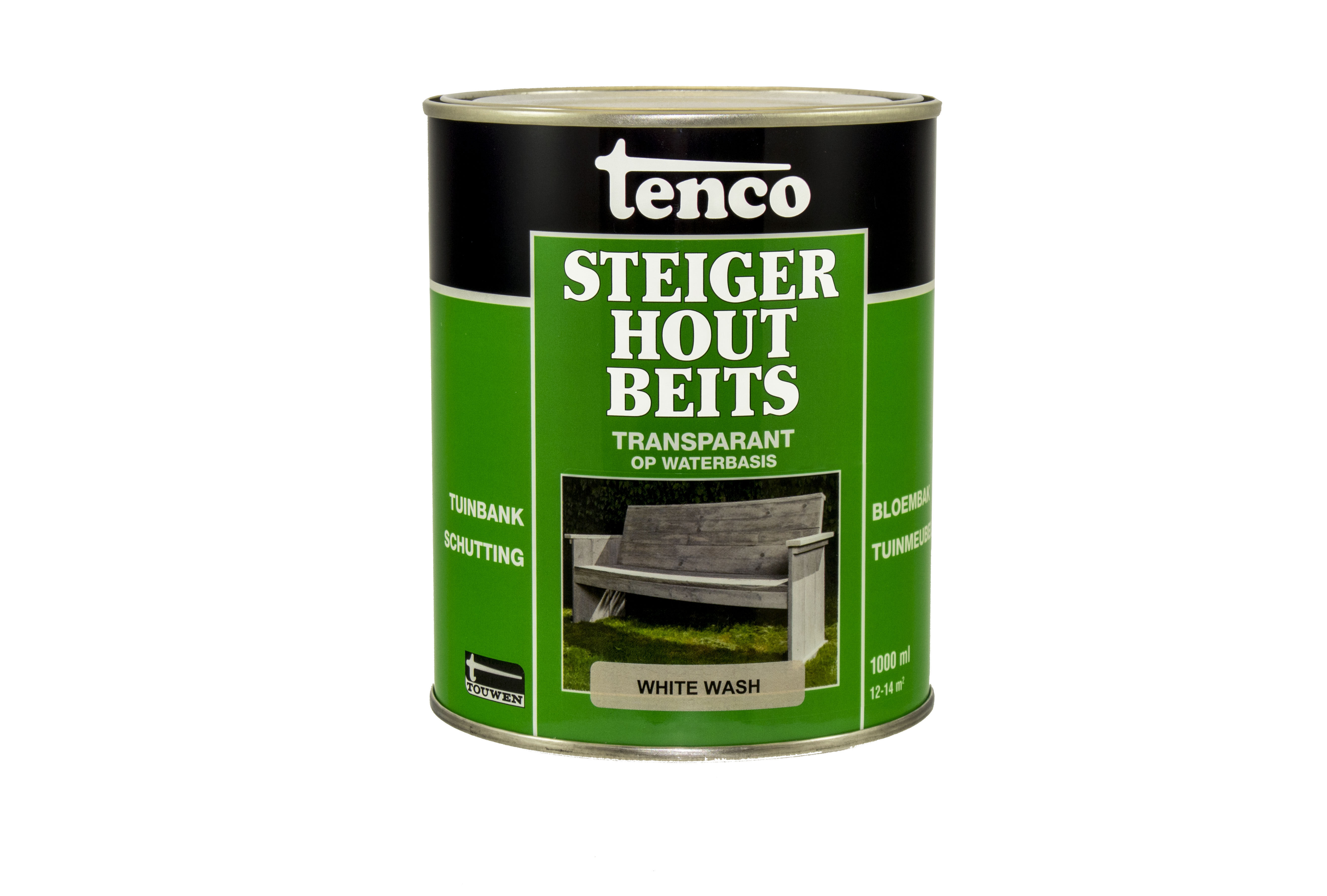 Tenco - Steigerhoutbeits - 1 Liter - Wit
