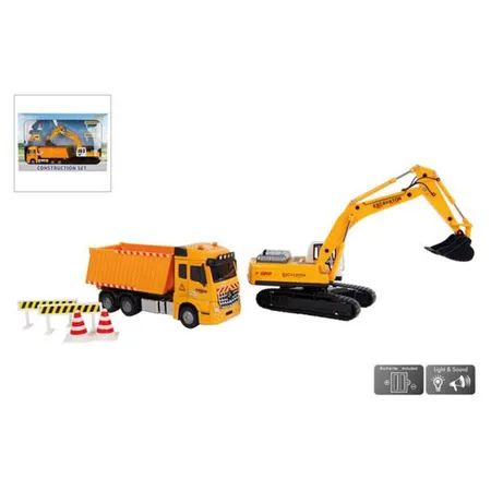 Van Manen Die Cast Muldenkipper mit Bagger und Zubehör