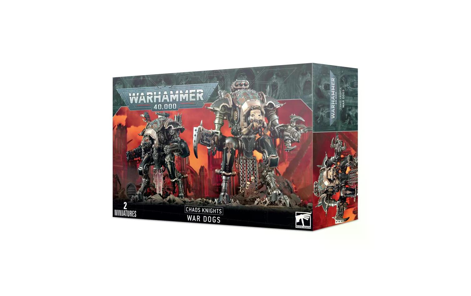 Figurenset Warhammer 40.000 PirschhundeWarhammer 40.000 Miniaturen: Chaos Knights War Dogs