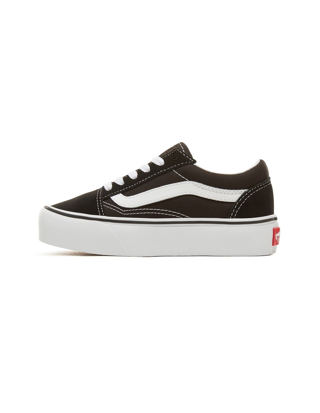 vans Sneakers compensées enfant old skool platform noir