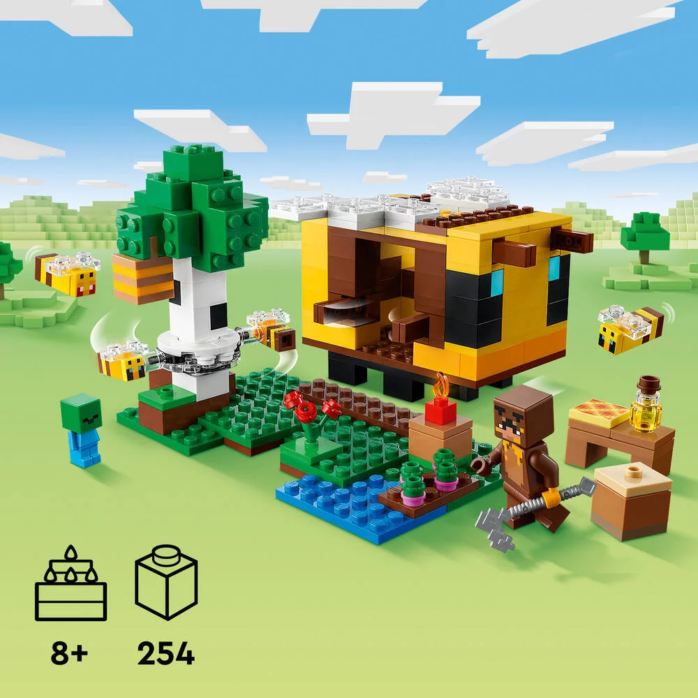 LEGO®MINECRAFT™ 21241 - LA CABANE ABEILLE