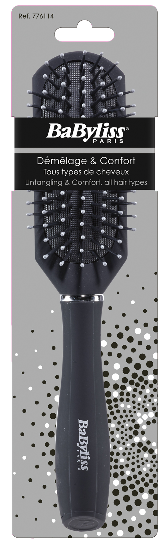 BABYLISS Schmale pneumatische Bürste mit Noppen 1 Stk