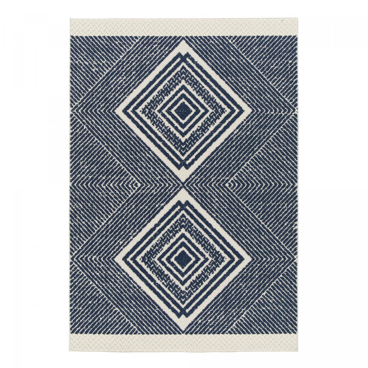 Tapis extérieur bleu 160x230 cm