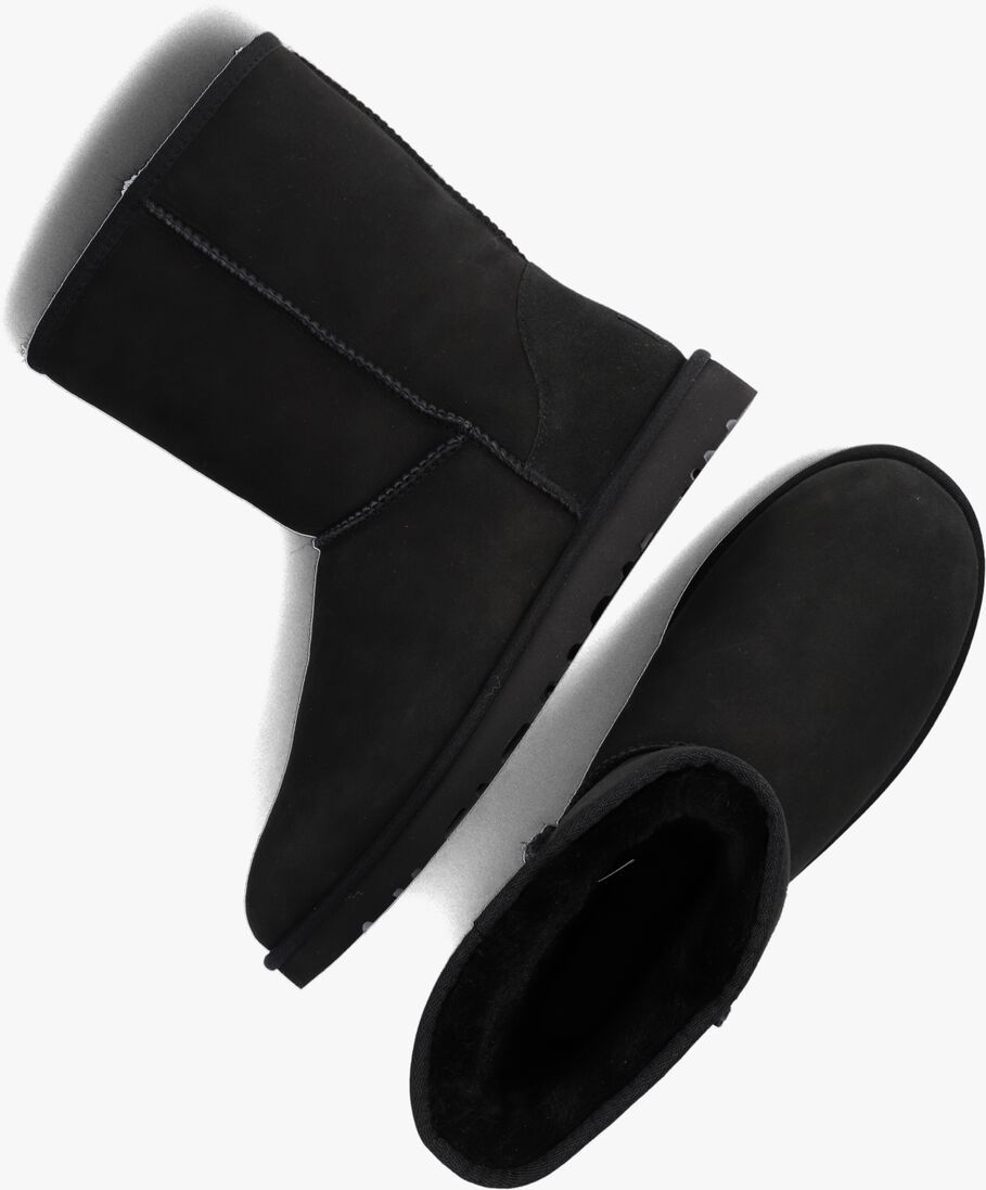 UGG zwarte ugg vachtlaarzen m classic short