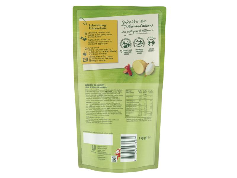 Knorr Ungarische Gulaschsuppe 570 ml Instantsuppe zum Aufwärmen