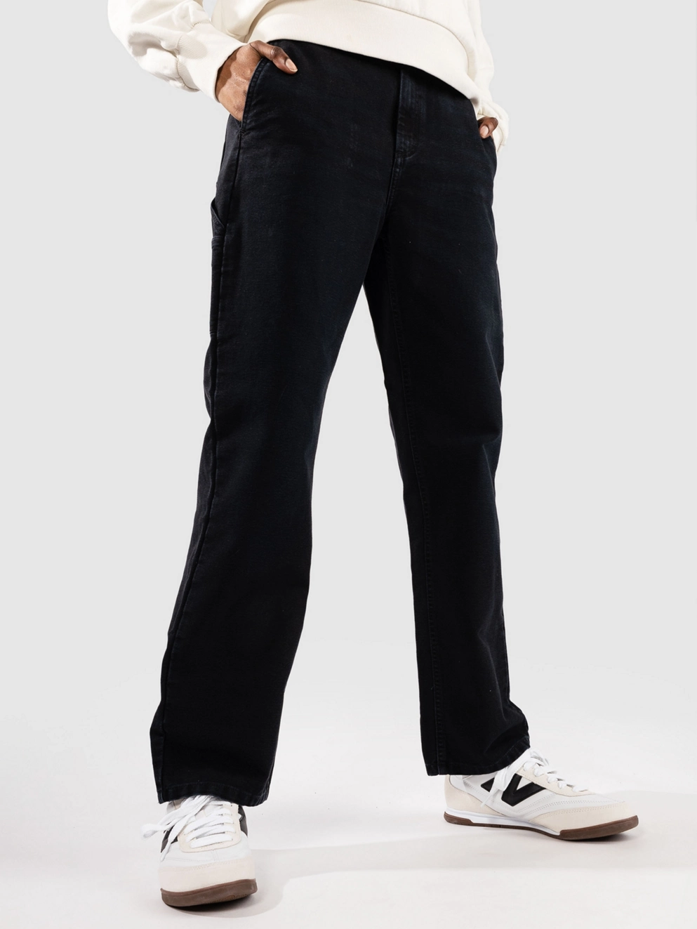 Carhartt WIP Pierce Straight Pants black stone canvas