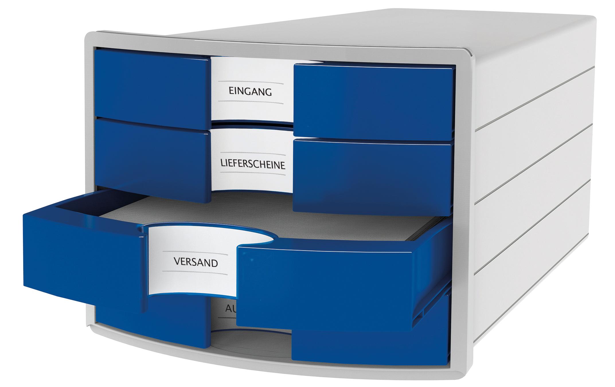 Schubladenbox Impuls A4/C4 BlauSchubladenbox