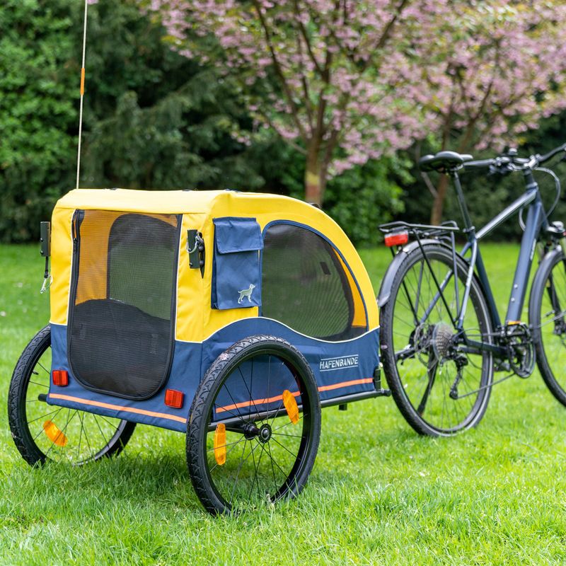 Remorque à vélo HAFENBANDE Cabby L avec 2 attelages
