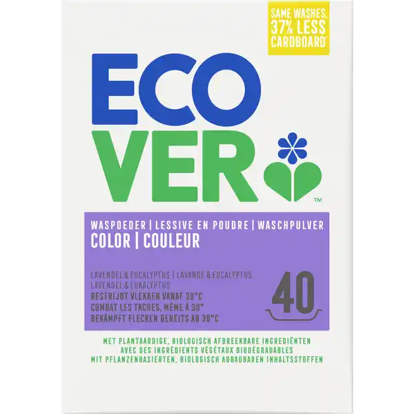 Colorwaschmittel Pulver Lavendel & Eukalyptus 40 WL