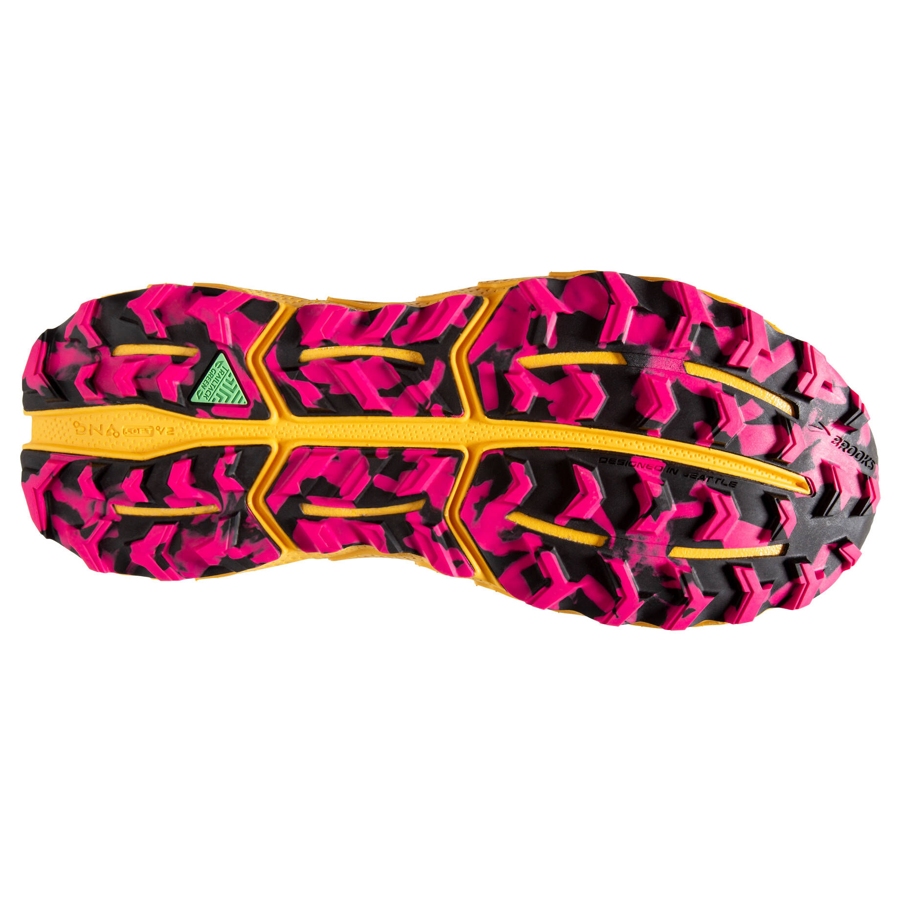 Brooks| Damen Trailrunningschuhe CASCADIA 17 schwarz/pink