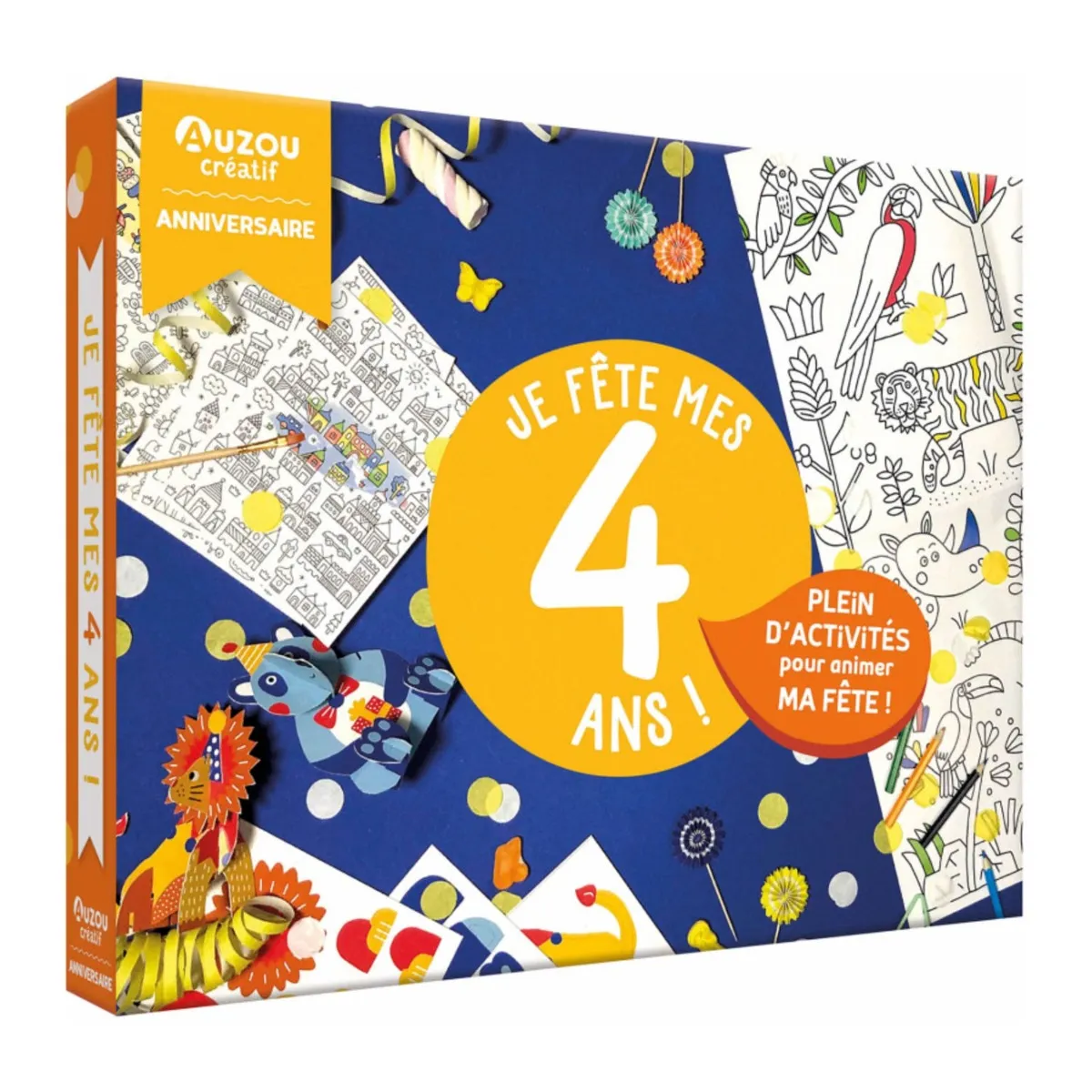 Auzou Mon Coffret D'anniversaire - Je Fête Mes 4 Ans !