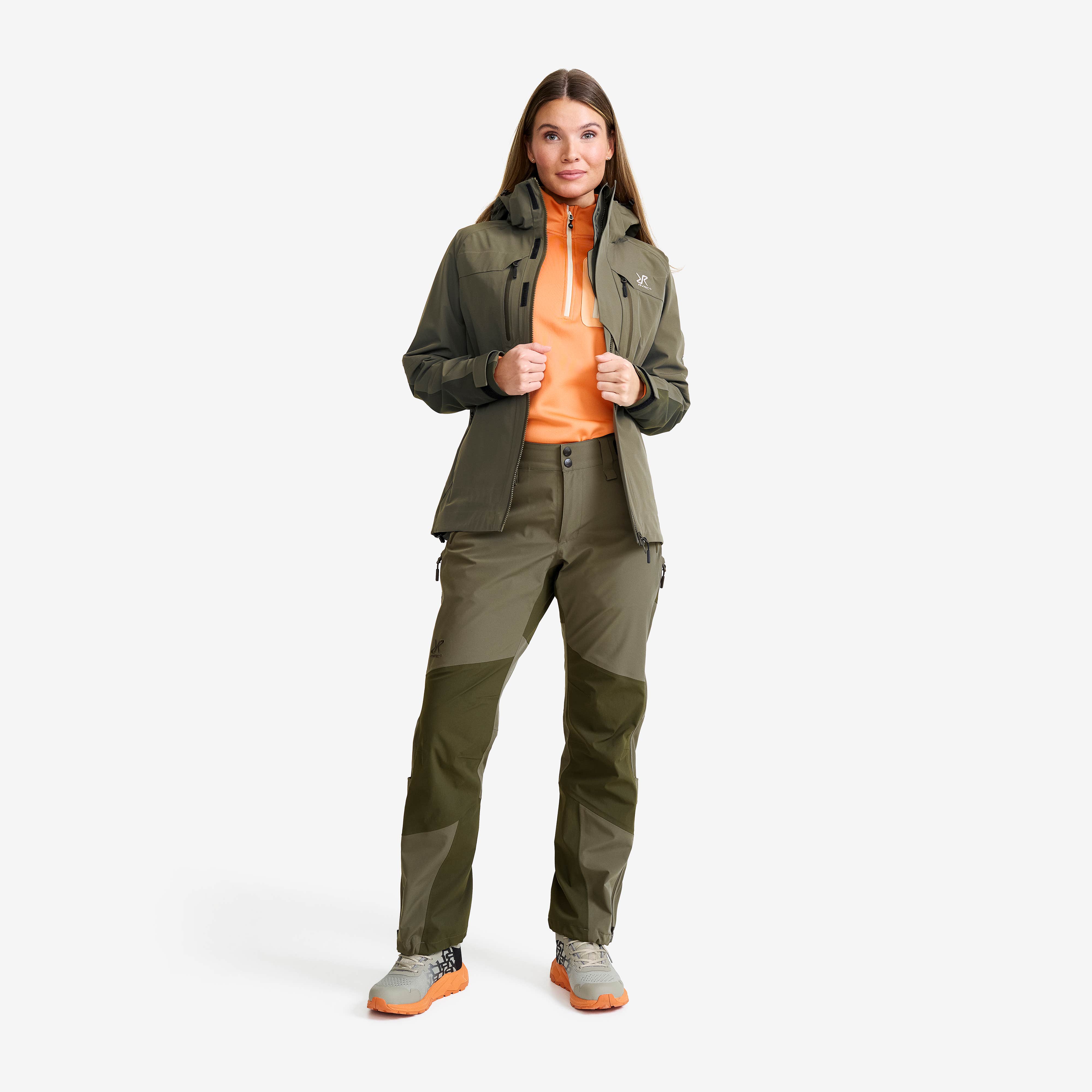 Aries Pro 3L Shell Jacket Dame Grape Leaf/Forest Night