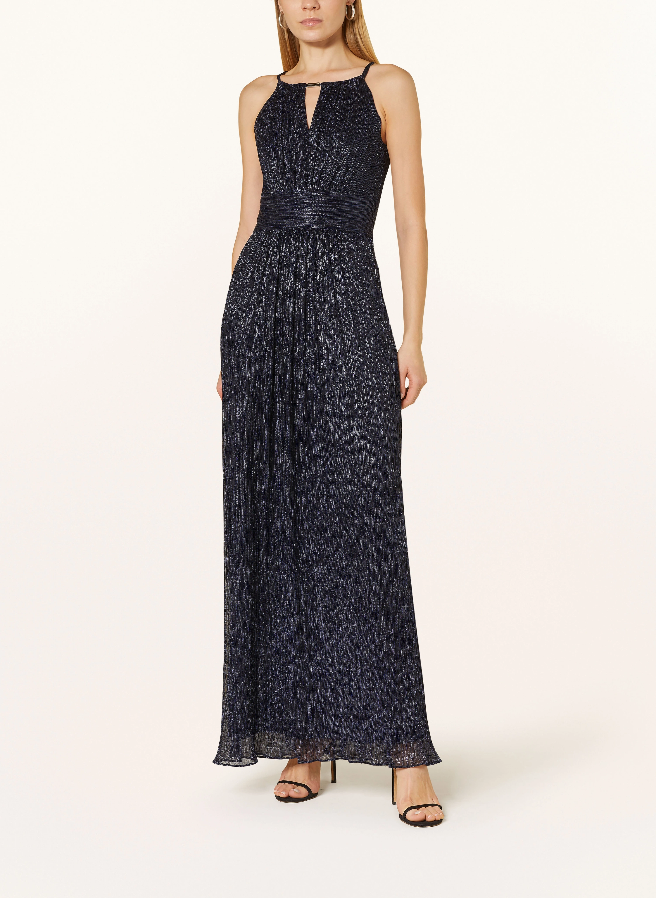 SWING Abendkleid mit Glitzergarn