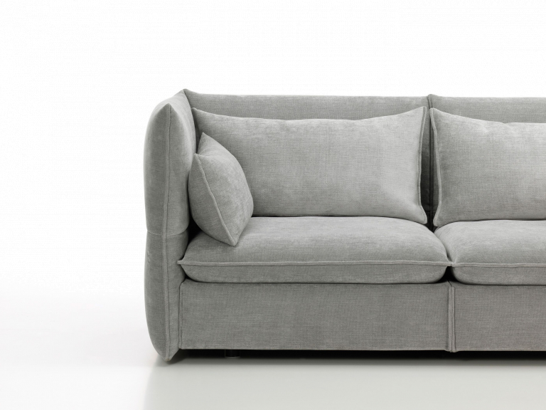 Vitra Mariposa 3-zits bank Iroko limoen