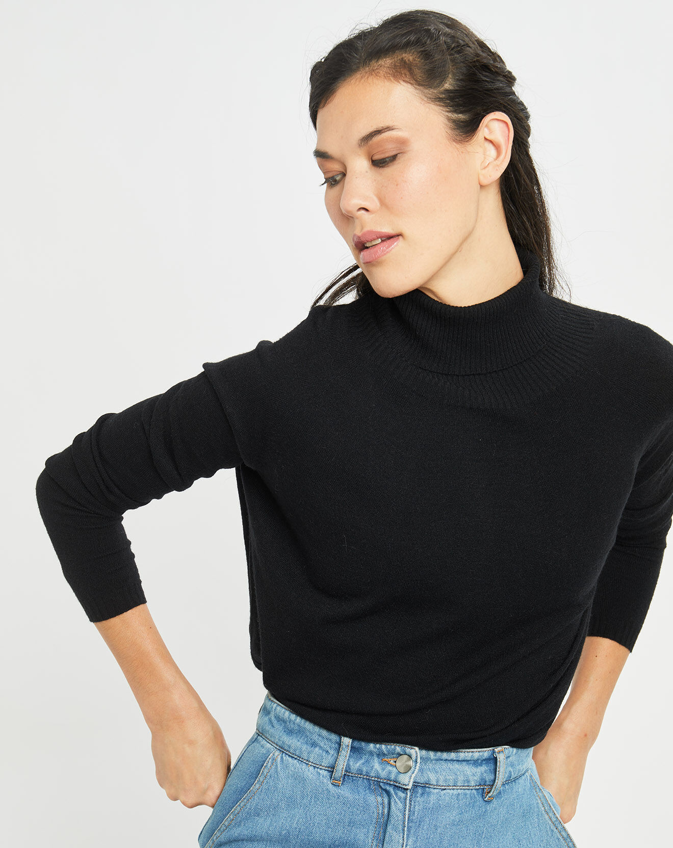 Lauren Vidal Pull fin Anouk noir