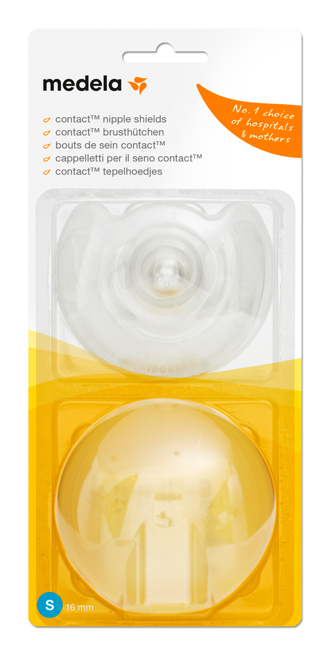 MEDELA Contact Brusthütchen<br>1 Paar, S 16mm, mit Box