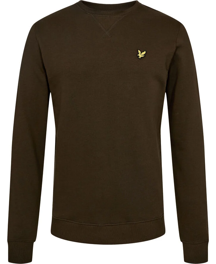 Lyle & Scott Crew Neck Sweatshirt W485 olive