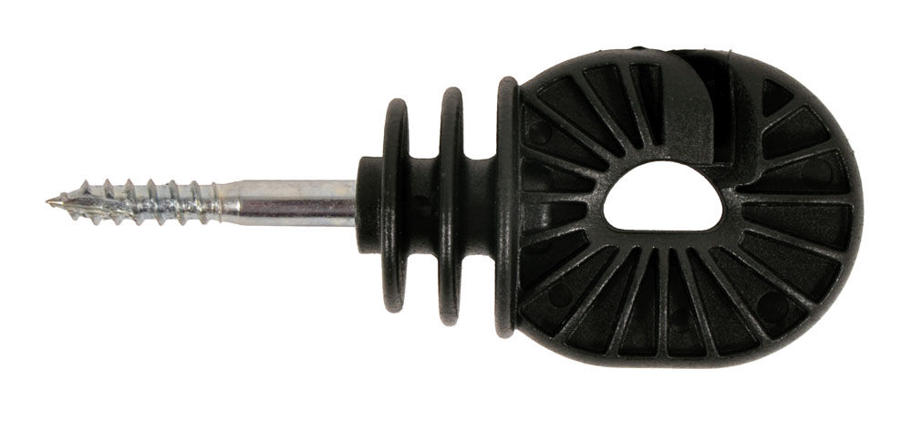 Gallagher Schroefisolator BS Hout Super - 26.5 cm - 250 Stuks - Zwart - 38 cm
