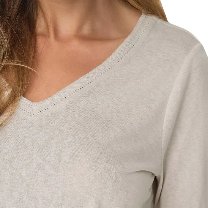Only Elise V-Neck Shirt Dames