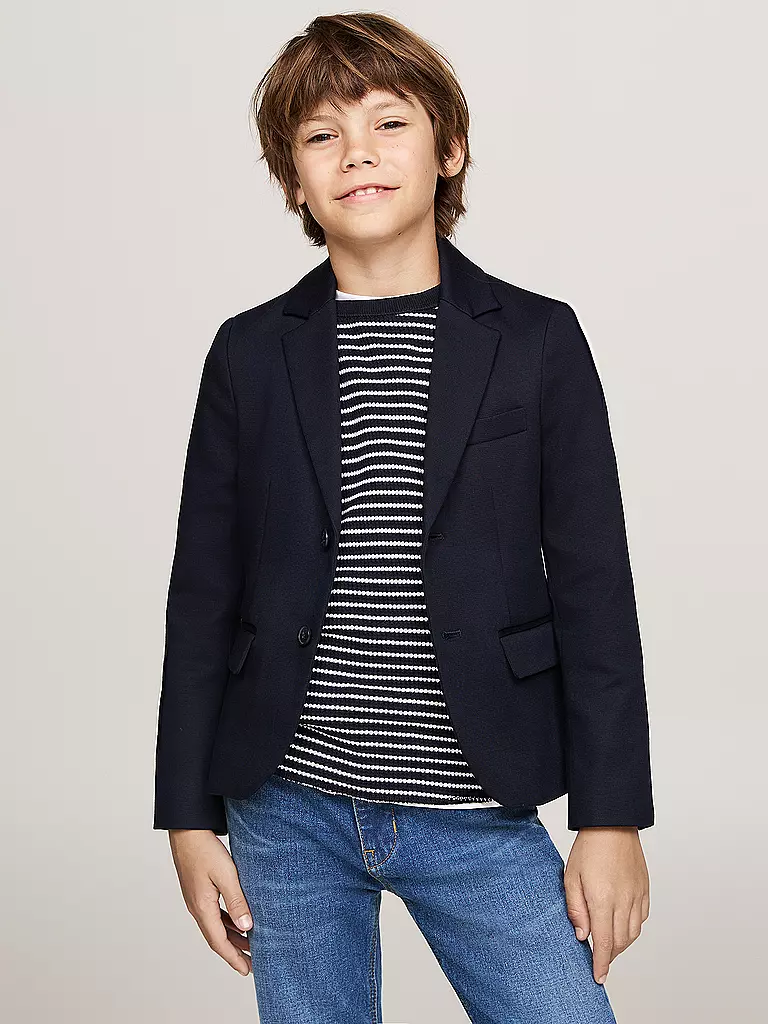 TOMMY HILFIGER Jungen Sakko dunkelblau