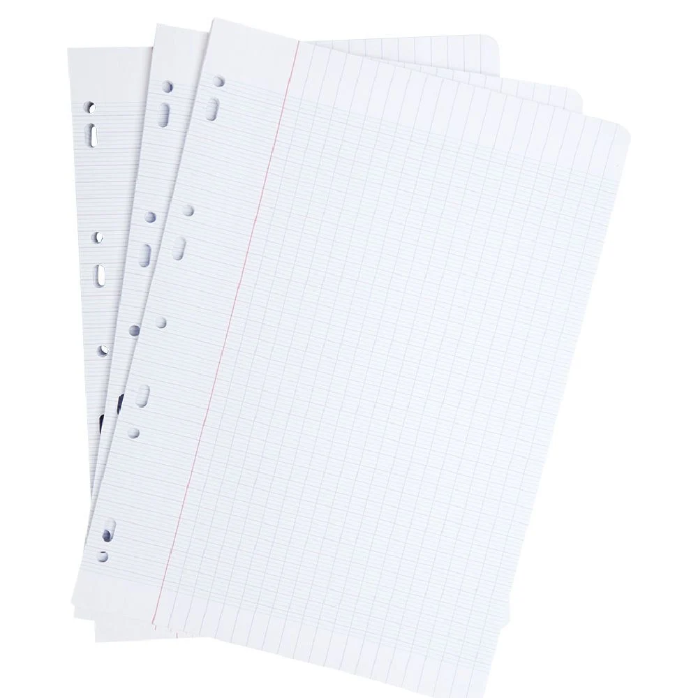 Feuille simple perforée A4 grands carreaux 21x29,7 cm x400