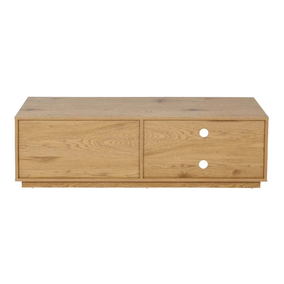 decoshop26 Meuble TV - Aspect Chêne