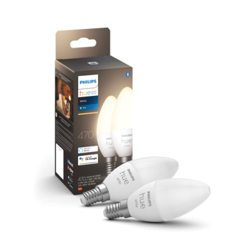 Philips Hue 5.5w e14 2pack wit