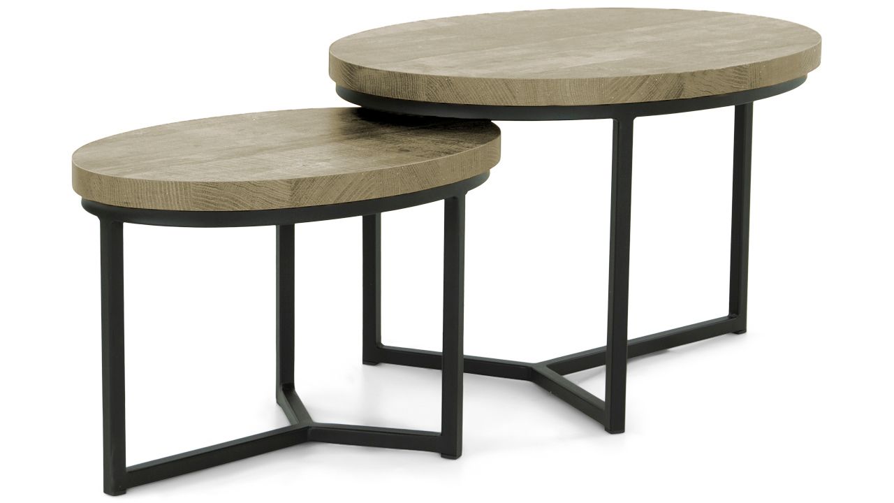 Salontafelset Robinson -  Braun B71 x D52 x H43 cm