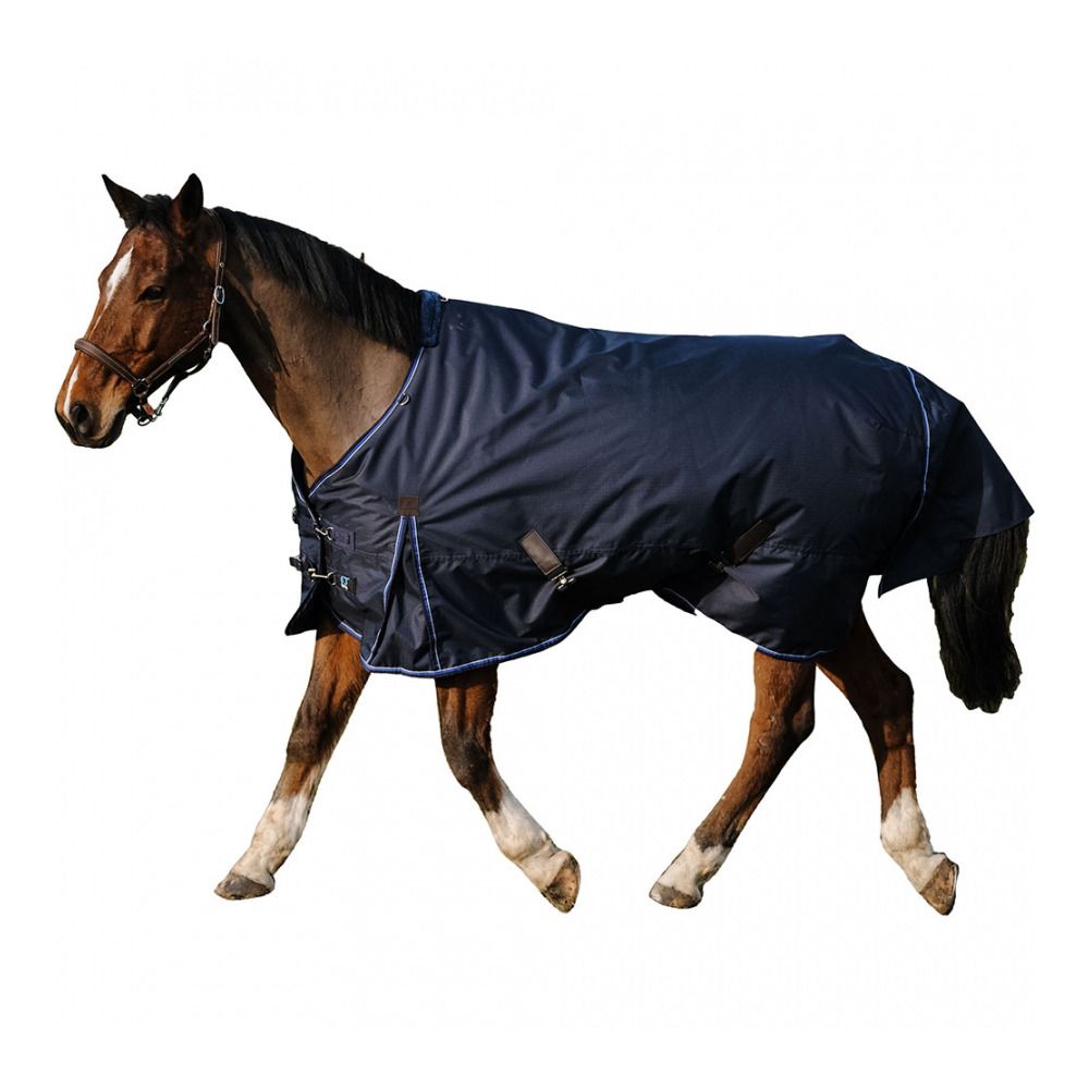 Equitheme CLASSIC 600D 0G - Couverture de paddock marine