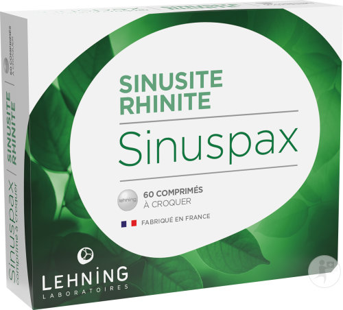 Lehning Sinuspax Rhinite Sinusites 60 Comprimés