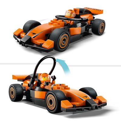 LEGO City 60442 F1-fører med McLaren-racerbil
