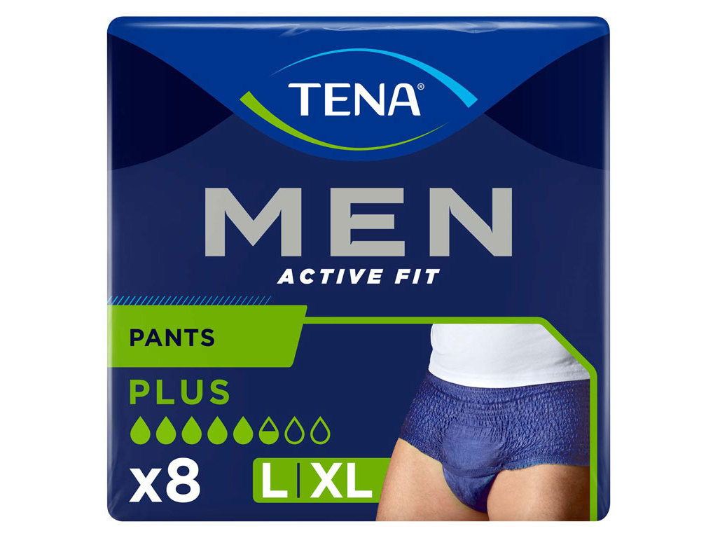 CUECAS INCONTINÊNCIA TAMANHO L TENA MEN 8UN