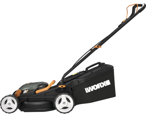 WORX 40V (2 x 20V) 34cm WG779E accu grasmaaier, inclusief 2 x 2,5Ah accu's en dubbele lader
