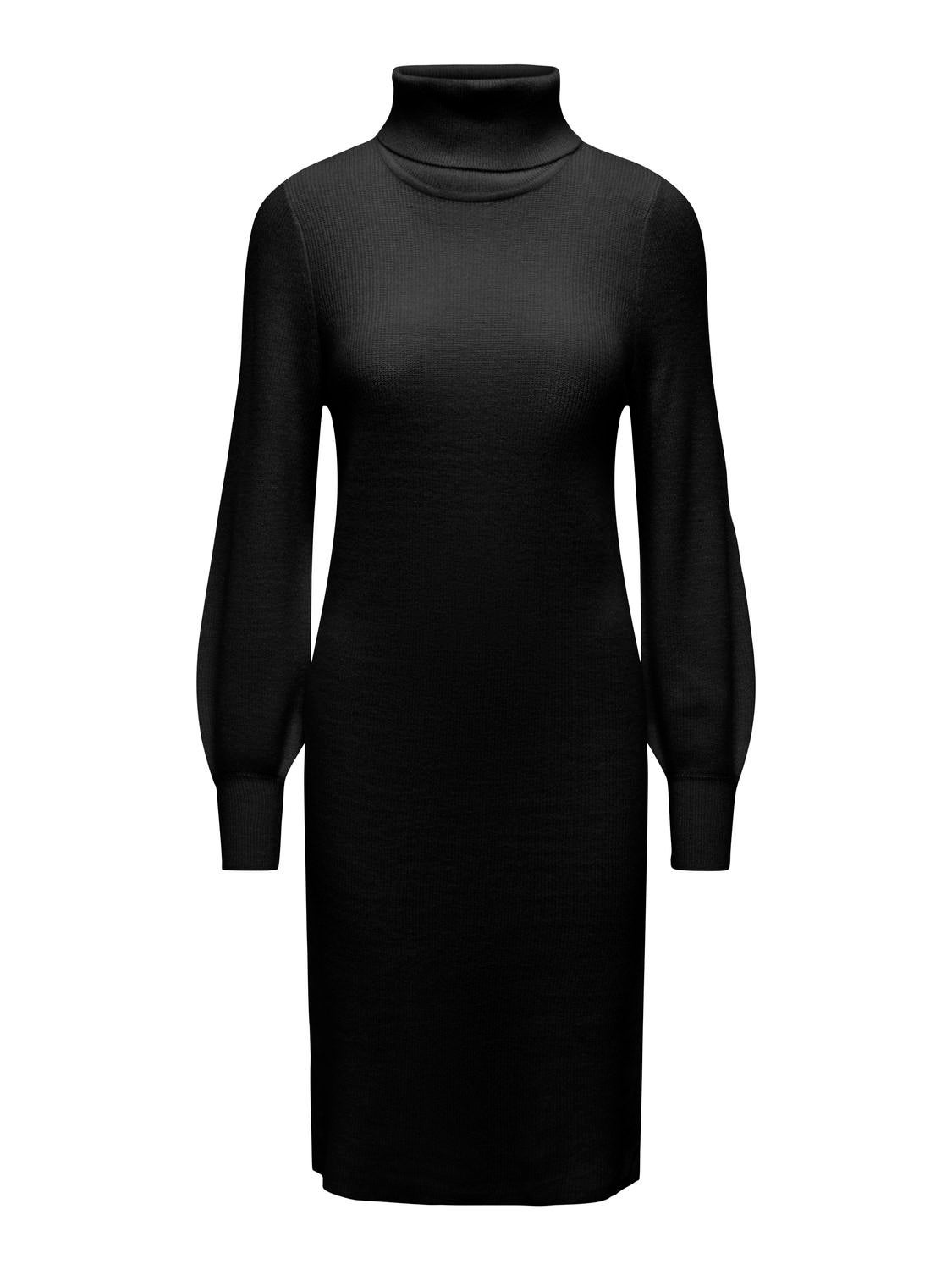 ONLSASHA Langes Kleid Black