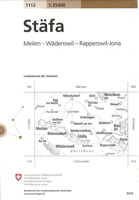 BUNDESAMT - 1112 STAFA ECHELLE 1 25 000