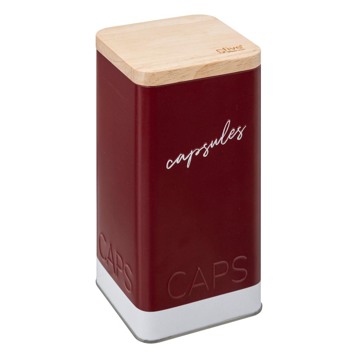 BOITE A CAPSULE COLOR EDITION BORDEAUX