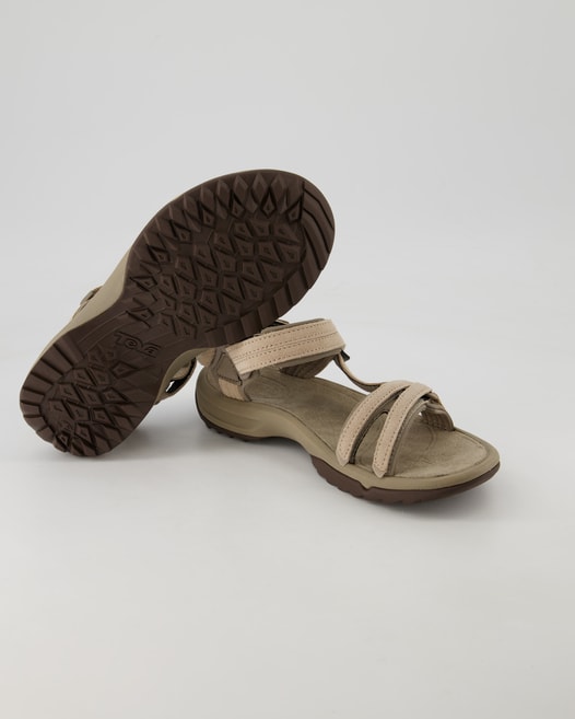 Teva Terra Fi Lite Suede Womens Sandalen in Beige