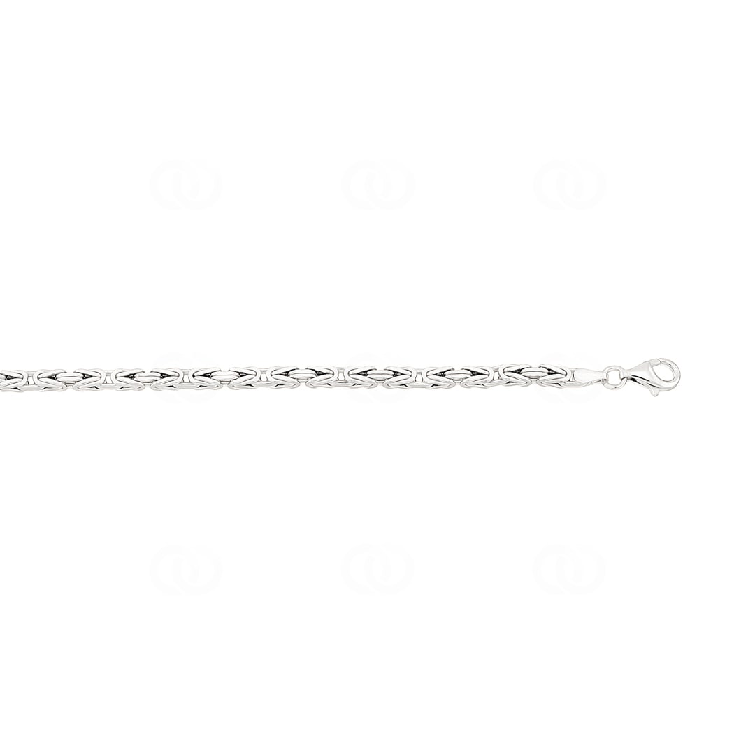 Königsarmband klassisch 925 Silber 3.0mm