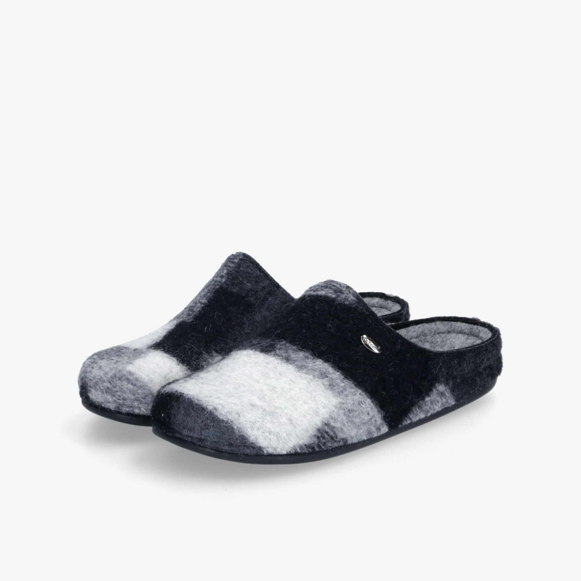Dr. Feet Unisex Hausschuhe schwarz