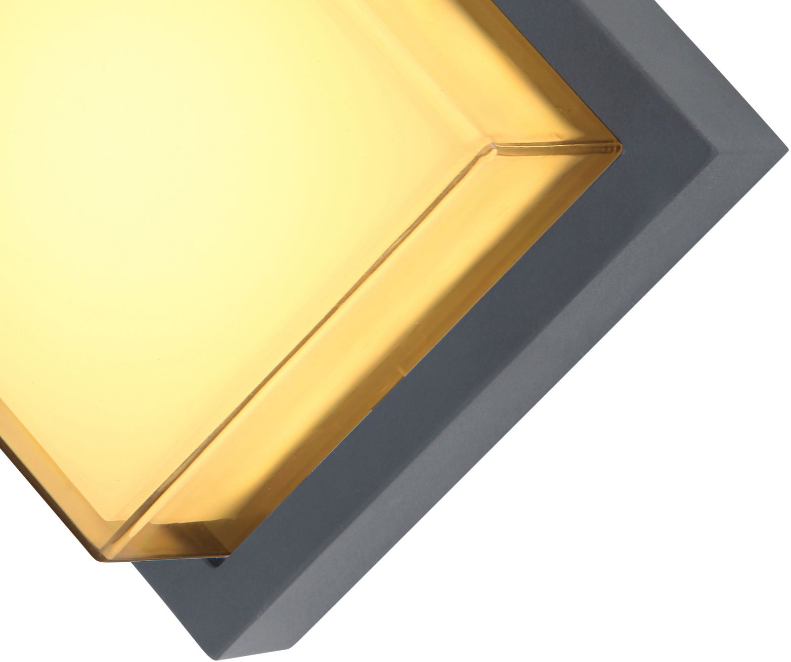 LED-Außenleuchte - anthrazit-opal - Aluminium