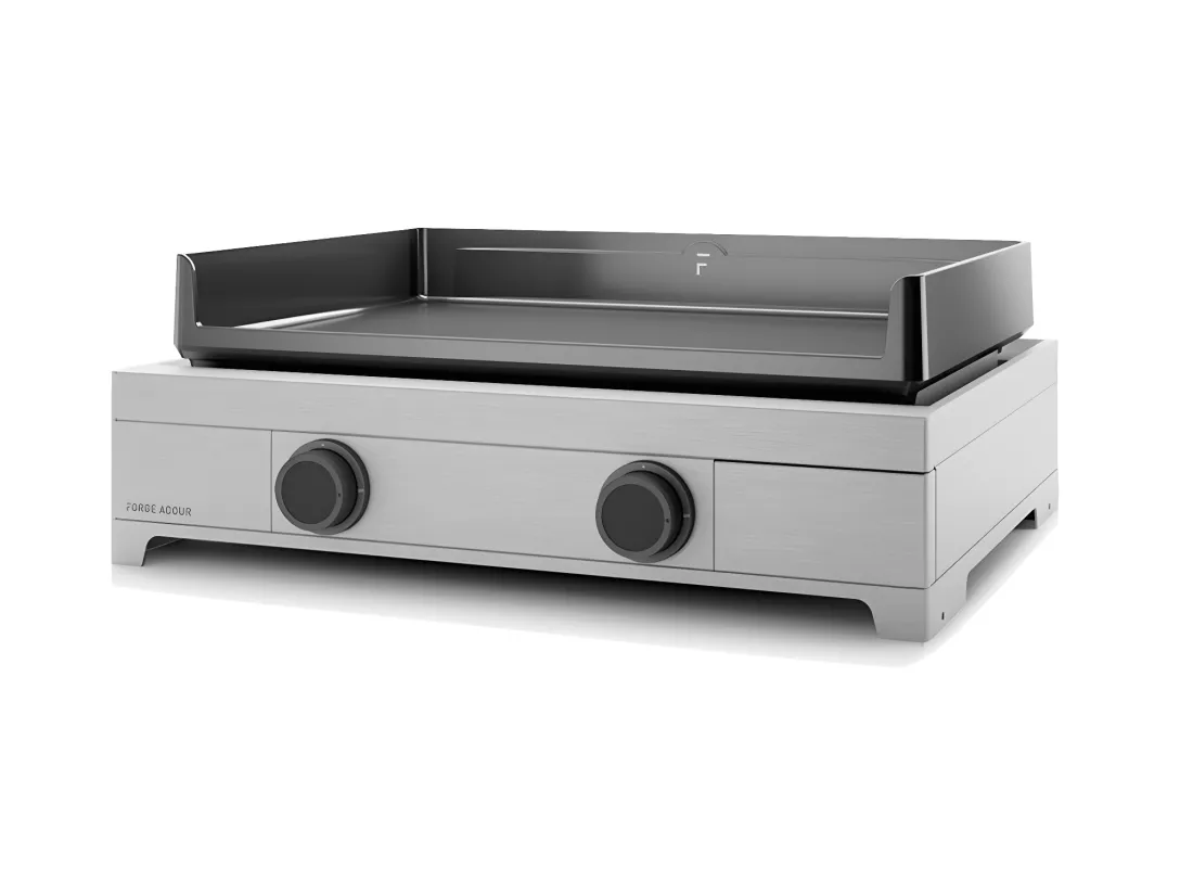 Plancha à gaz Modern 60 en inox - Forge Adour