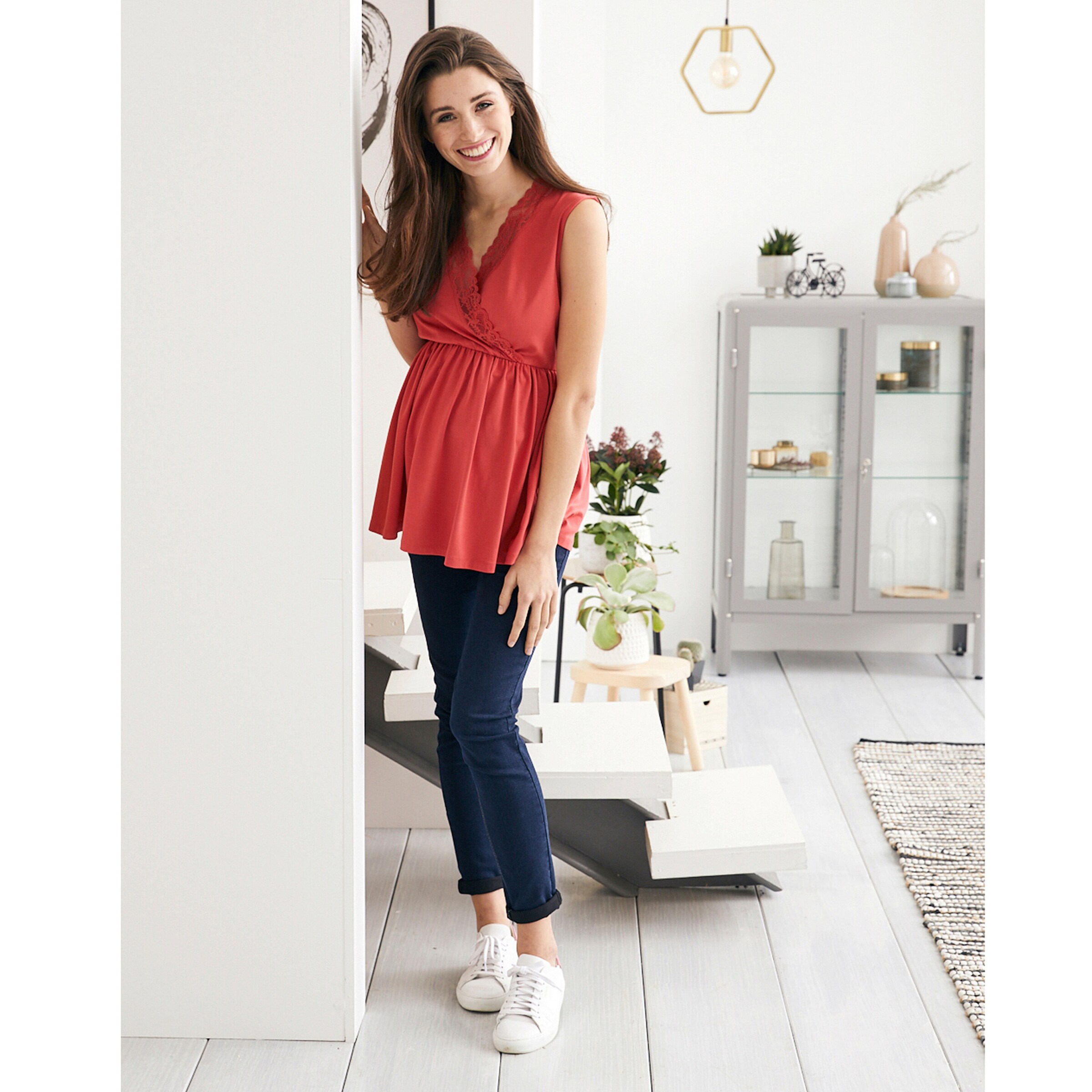 2hearts - WE LOVE BASICS Umstands-Jeans Skinny Länge 32