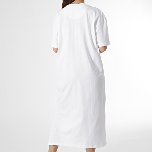 Robe Tee Shirt Femme 0742 Blanc