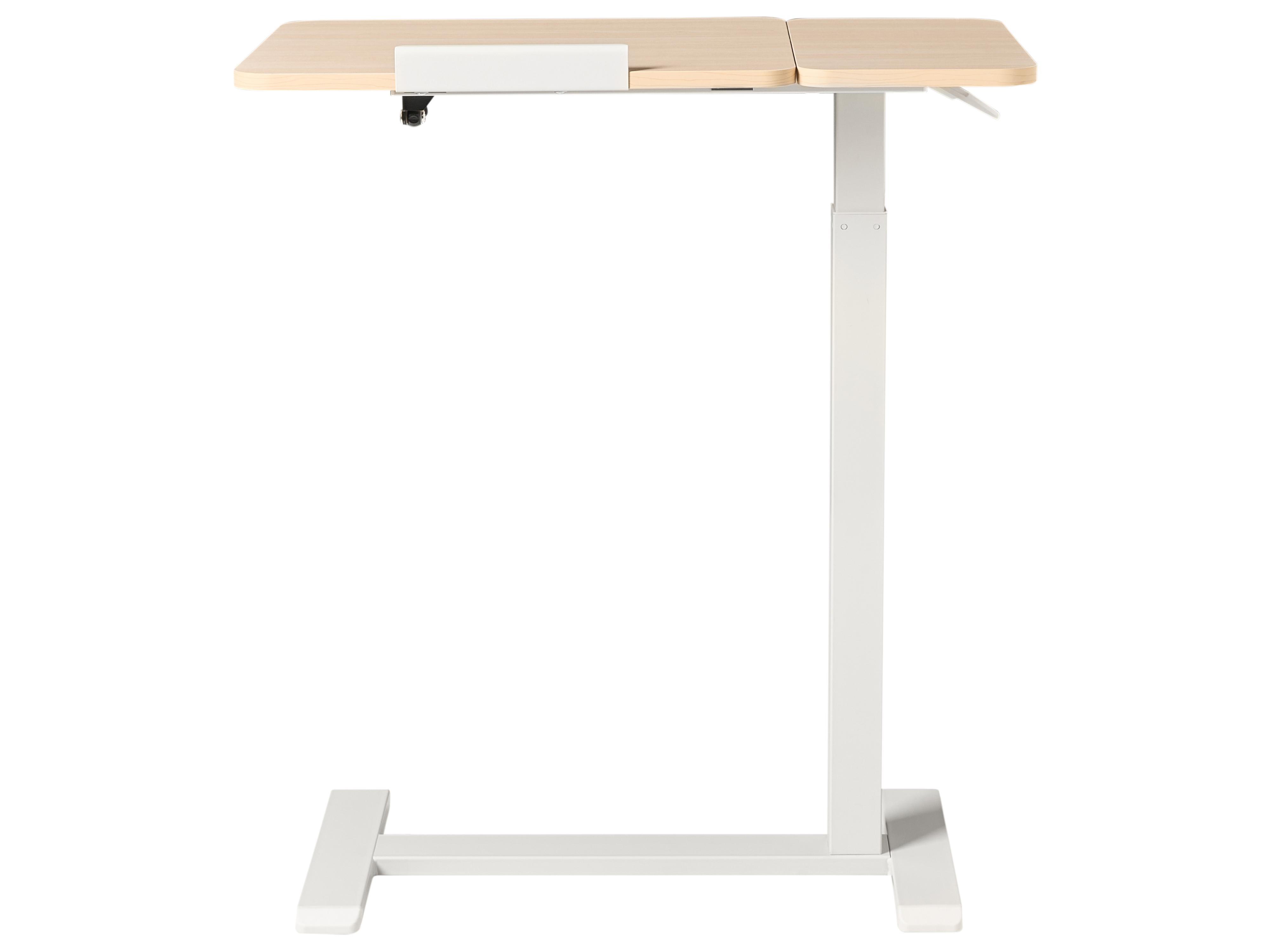 Handmatig verstelbare laptopstandaard SCHOLA Lichtbruin/wit 70 cm 40 cm