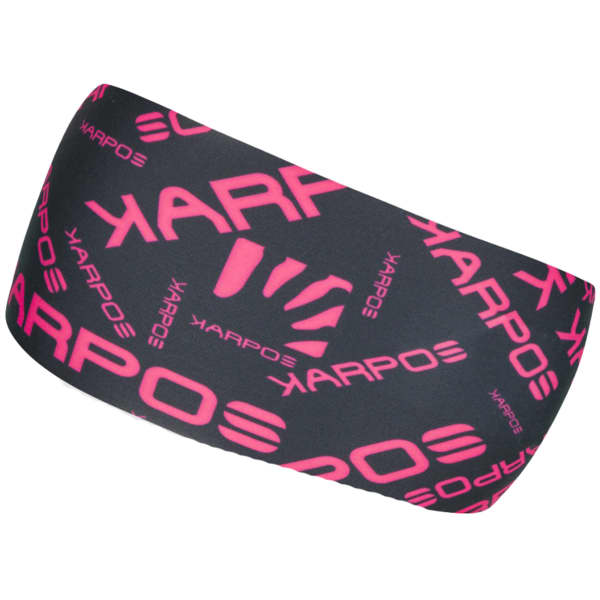 Bonnet Bandeau ski de randonnée KARPOS PELMO HEADBAND BLACK/CABARET