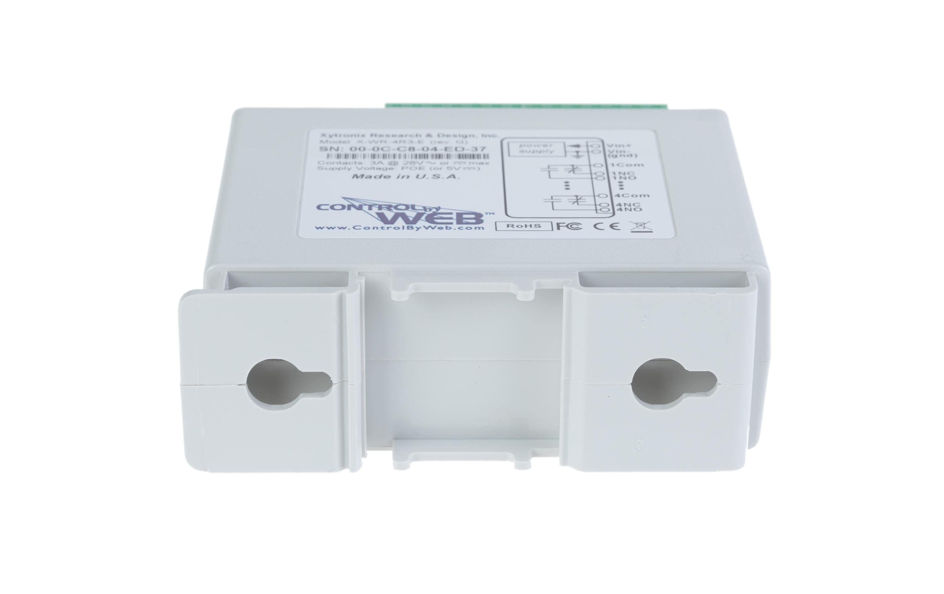 IP-Relais Extern 4 Ausgänge<br>WebRelay für EntryCom IP Pro, 4 Schaltausgänge + PoE (9137411E)